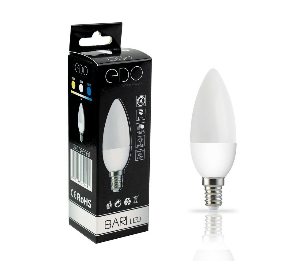 Żarówka BARI LED E14 7W 4000K neutralna NW 600lm świeczka EDO777274 EDO