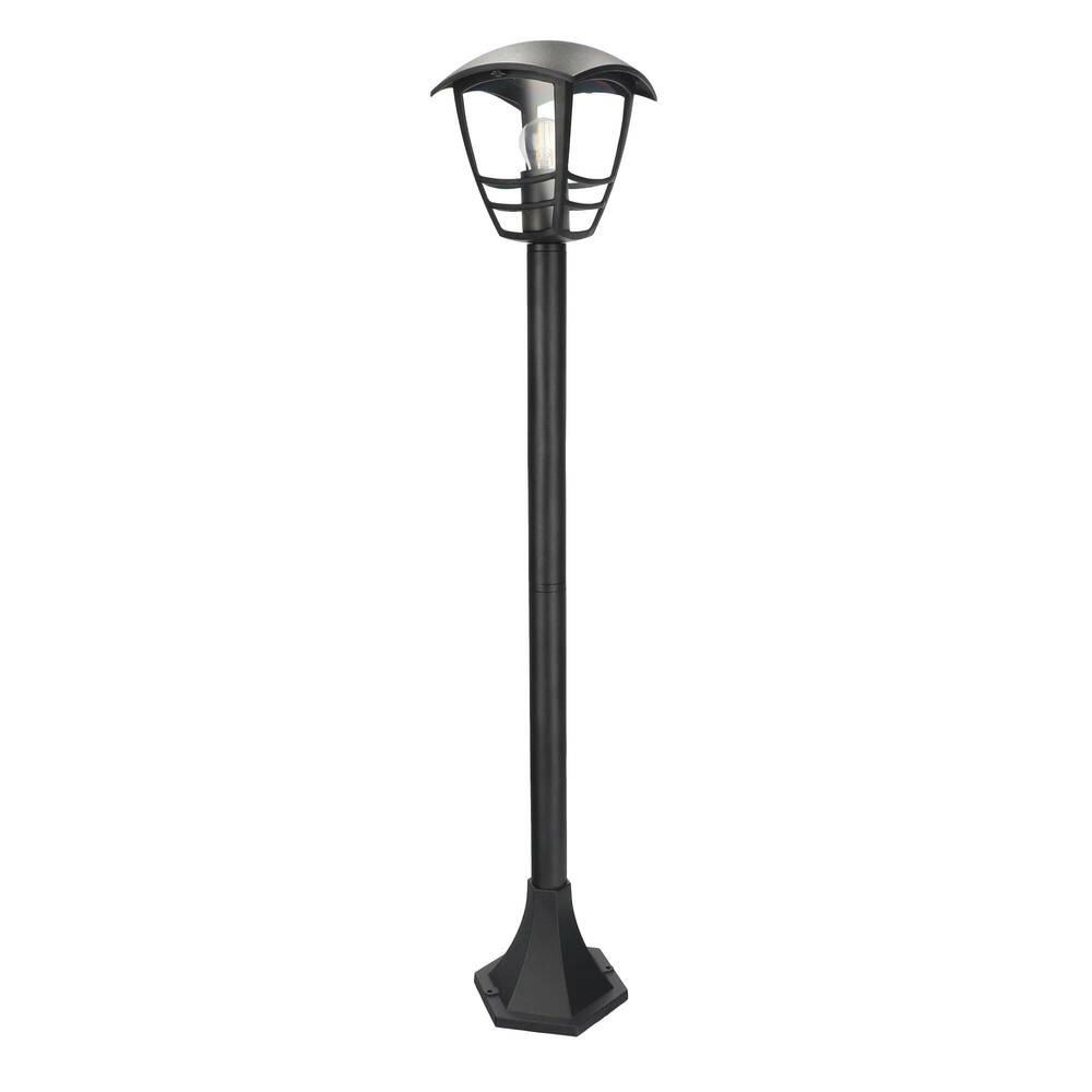 Słupek ogrodowy latarnia IMMA BLACK L/T E27 czarny IP44 EDO777384 EDO Solutions