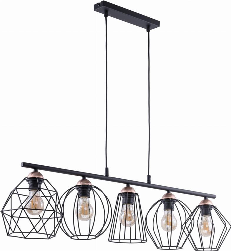 Lampa wisząca GALAXY Czarny 5x E27  60W 1649 TK Lighting