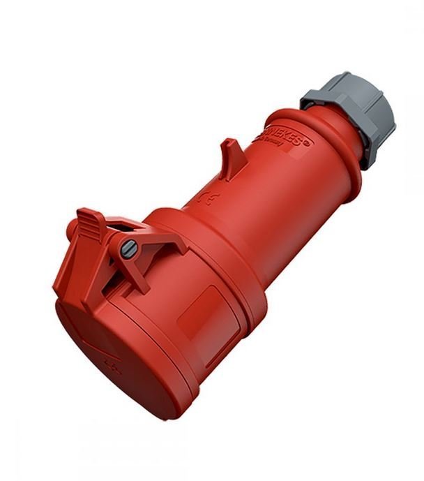 MENNEKES Gniazdo przenośne 4P 32A 400V czerwone IP44 ProTOP 126 MEN126
