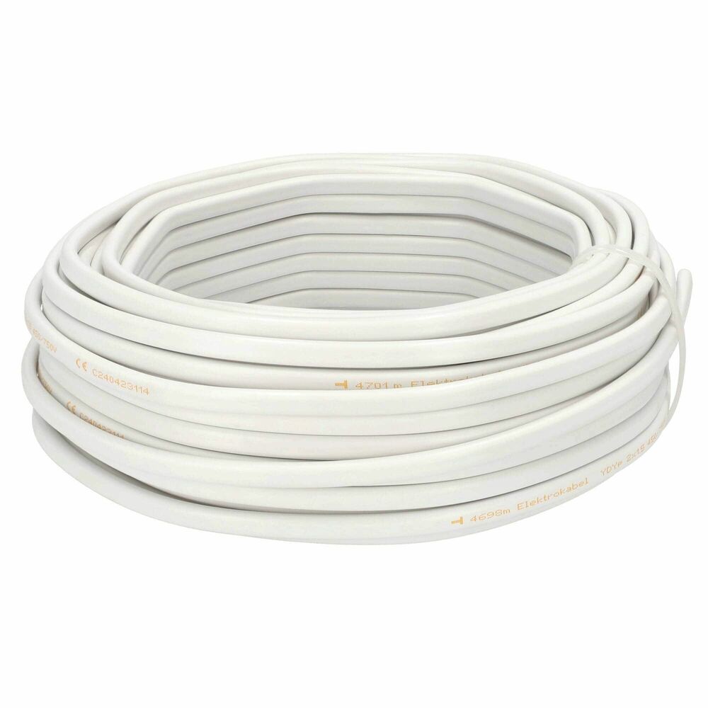 Przewód instalacyjny płaski YDYp 2x2,5 450/750V (kr25m) ELP