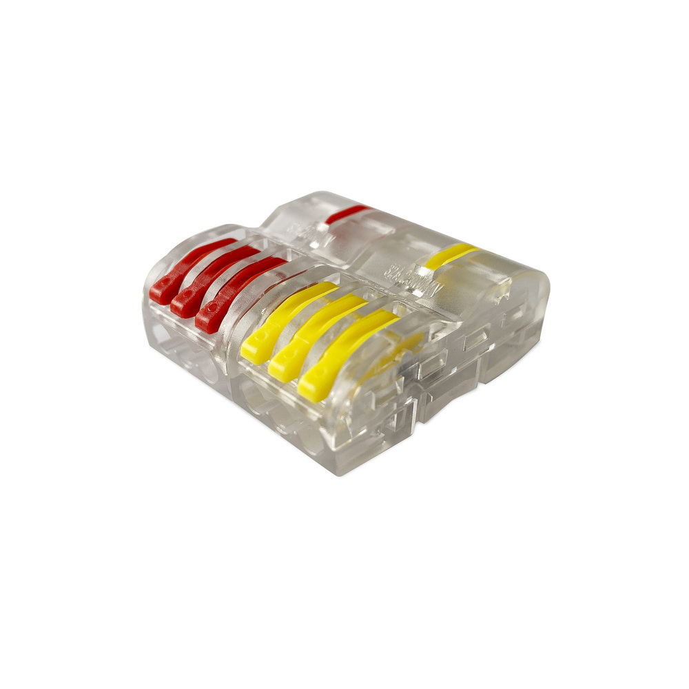 Szybkozłączka przelotowa 6-2x0,8-4mm2 DROK