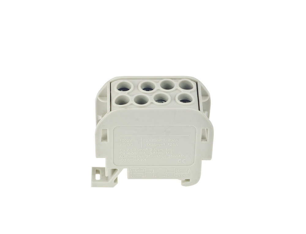 ZŁĄCZKA SZYNOWA JEDNOPOLOWA ZGX 1x35/2x25 MM2 SZARA (Al/Cu)-INCOBEX