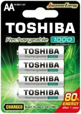 Bateria Akumulatorki READY TO USE AAA  950mAh Blister 4 szt. TOSHIBA