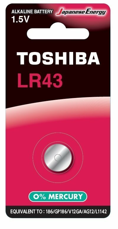 Bateria Alkaliczne SPECIAL LR43  Blister 1 szt. TOSHIBA