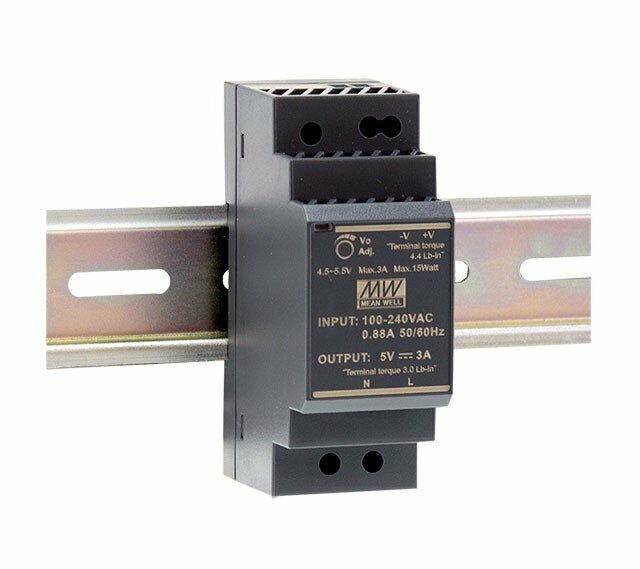 Zasilacz na szynę DIN MEAN WELL 30W 24V 1,5A HDR-30-24