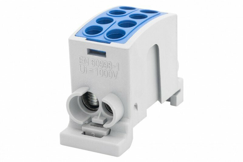 Zacisk HLK 100A-2 (1x25,1x16 / 1x25,1x16)-niebieski F-elektro