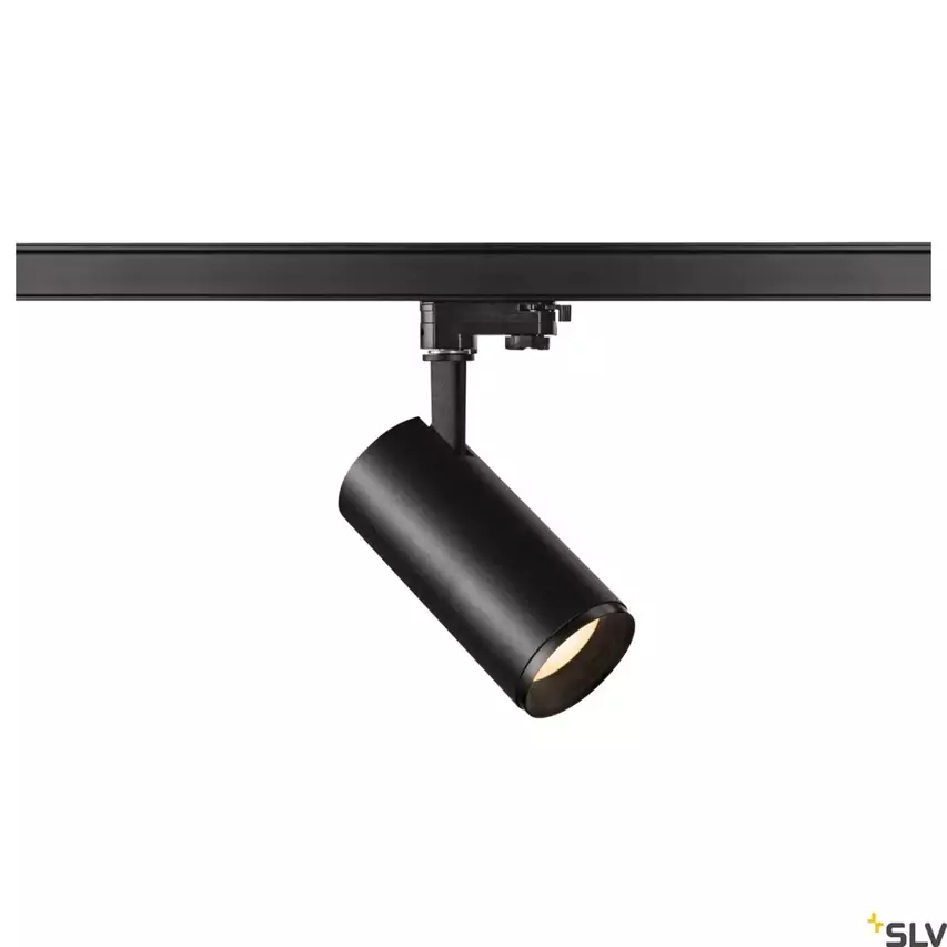 Lampa z systemem 3-fazowym, NUMINOS PHASE M,  czarna/czarna 3000 K 60° 1004180 Spotline