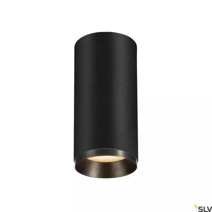 Wewnętrzna oprawa sufitowa natynkowa LED, NUMINOS CL PHASE M,  czarna/czarna 3000 K 60° 1004228 Spotline