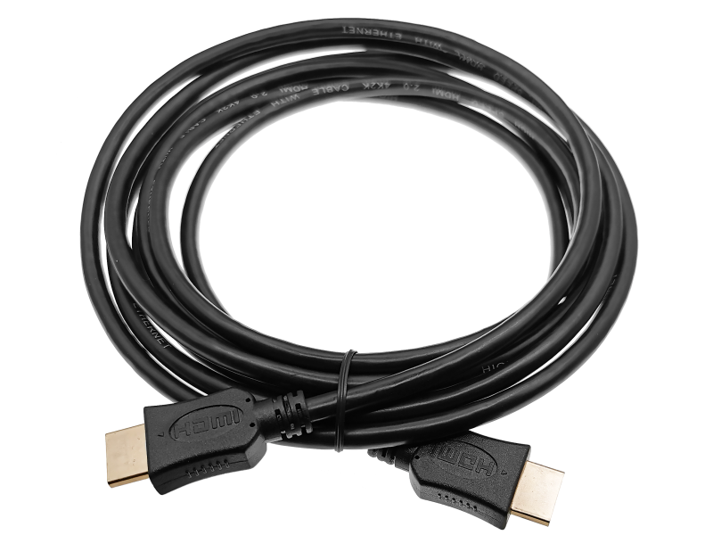 Kabel HDMI AVIZIO v2.0 High Speed z Ethernet - ZŁOCONE złącza 2m