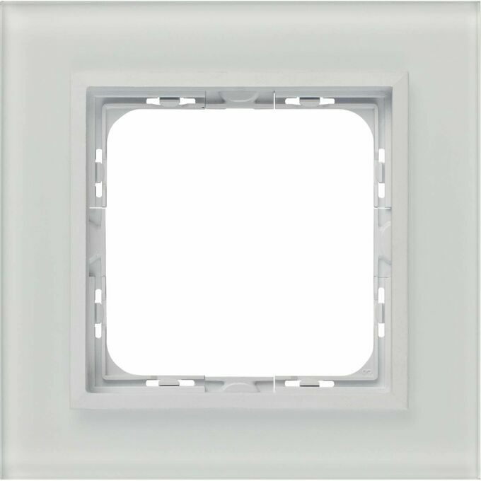 Ramka pojedyncza Białe Szkło Szronione 4mm - R-1RGC/78/00 Sonata Prestige