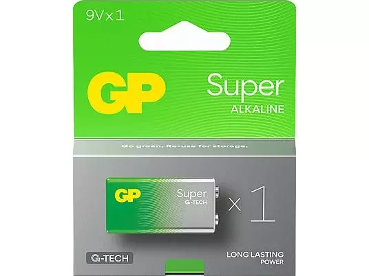 Bateria alkaliczna Super 9V/6LR61; 9,0V (1 sztuka)