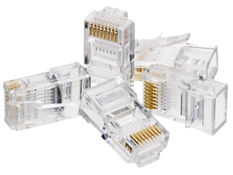 Wtyk RJ45 UTP kat.5e STANDARD (drut+linka) ALANTEC