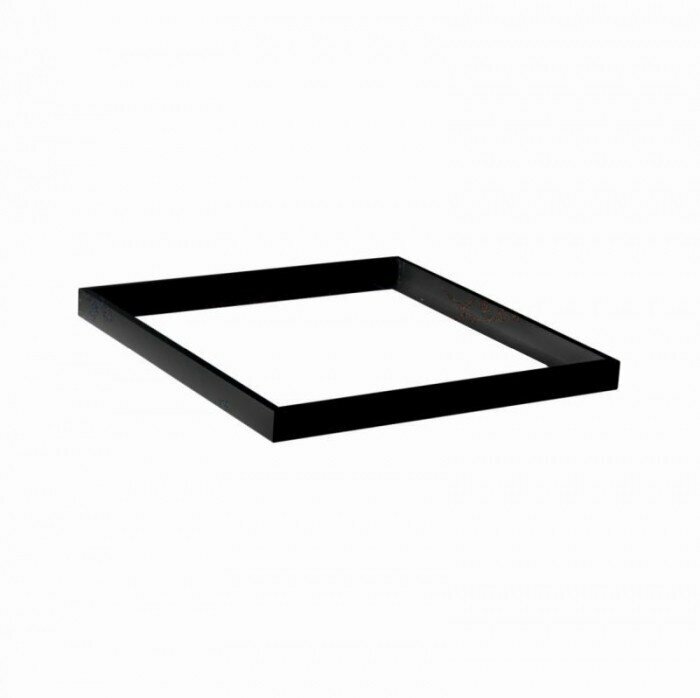 Ramka zatrzaskowa natynkowa do paneli LED 60x60 czarna Eco Light