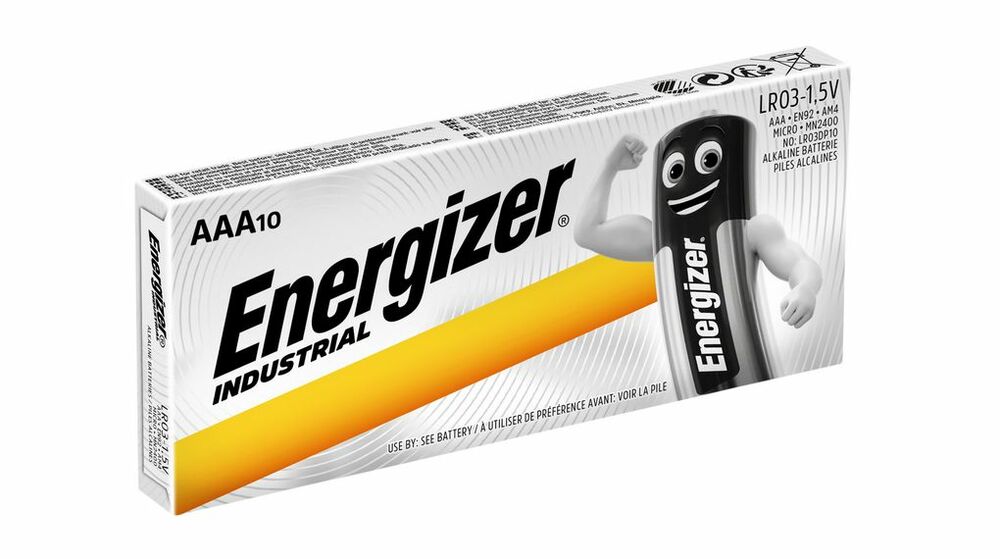 Bateria alkaliczna AAA INDUSTRIAL PRO Energizer R3 LR03 1,5V (opakowanie 10szt)