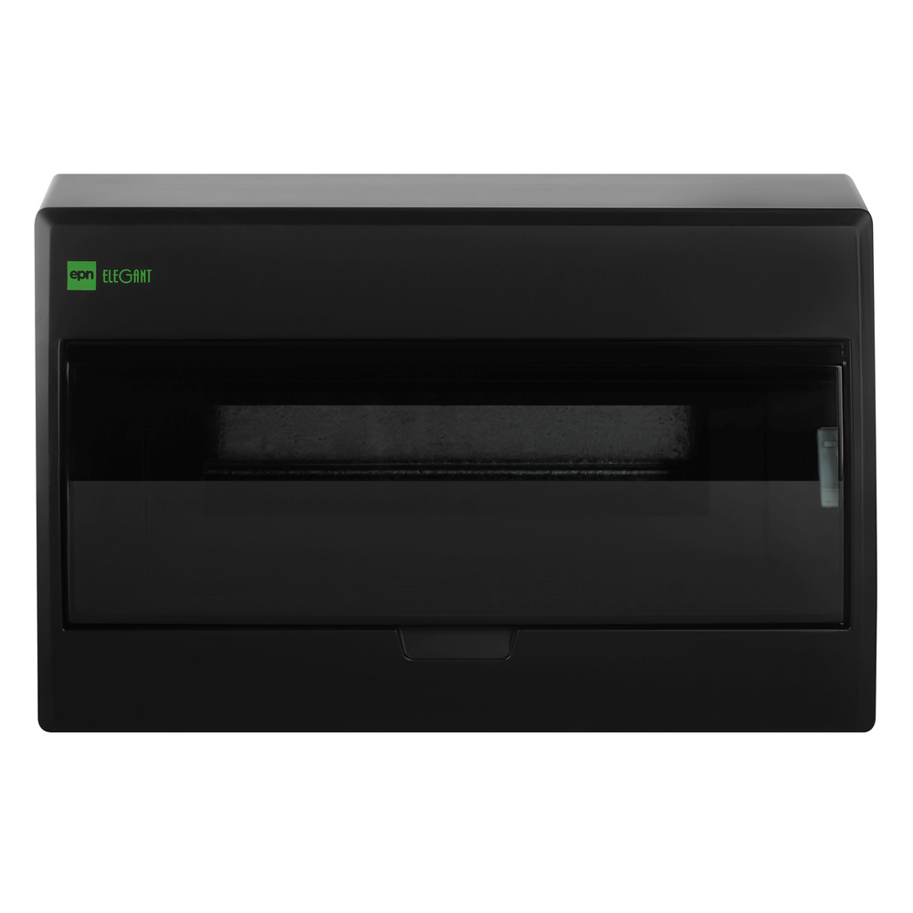 Rozdzielnica ELEGANT 1x12 PE+N natynkowa czarna IP40 Elektro-Plast Nasielsk