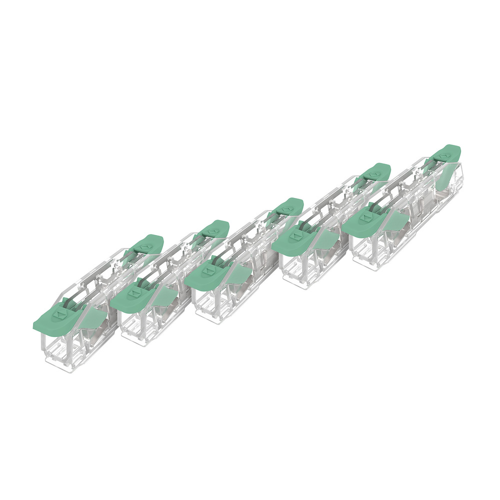 Złączka przelotowa instalacyjna z dźwignią do wszystkich rodzajów przewodów maks. 4mm2 2-przew. (5 sztuk) EDO2411-KPL-5SZT EDO Technic