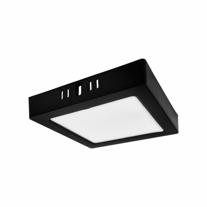 Oprawa natynkowa LED DOWNLIGHT N/T 12W 4000K neutralna 1200lm kwadratowa czarna DL-1 Ecolight
