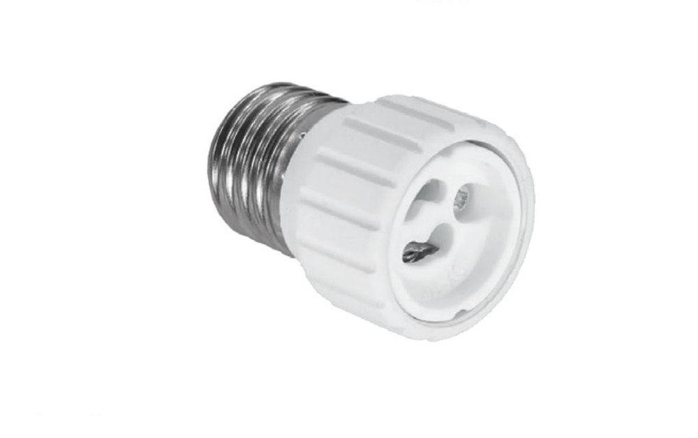 Przejściówka adapter z E27 do GU10 biała D.3107 Pawbol