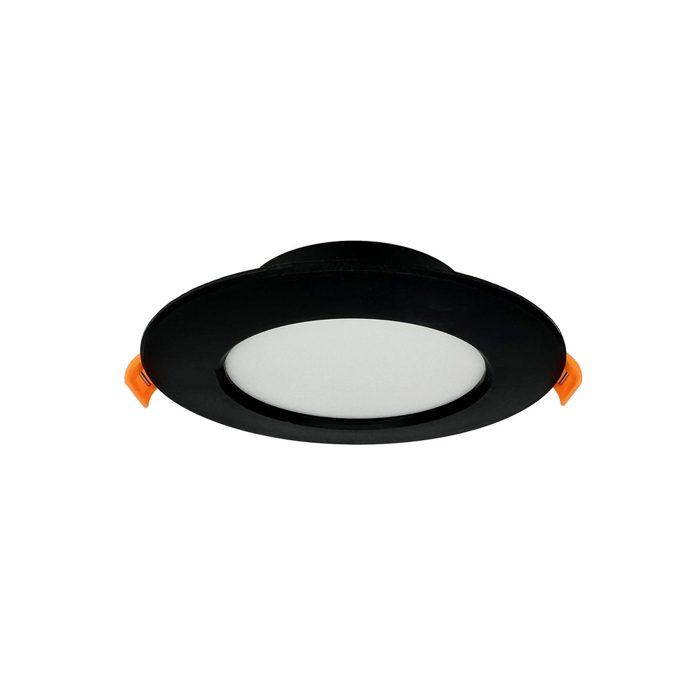 Oprawa podtynkowa downlight LED ALEXIS 6W 510lm IP20 CCT okrągła czarna | HOROZ