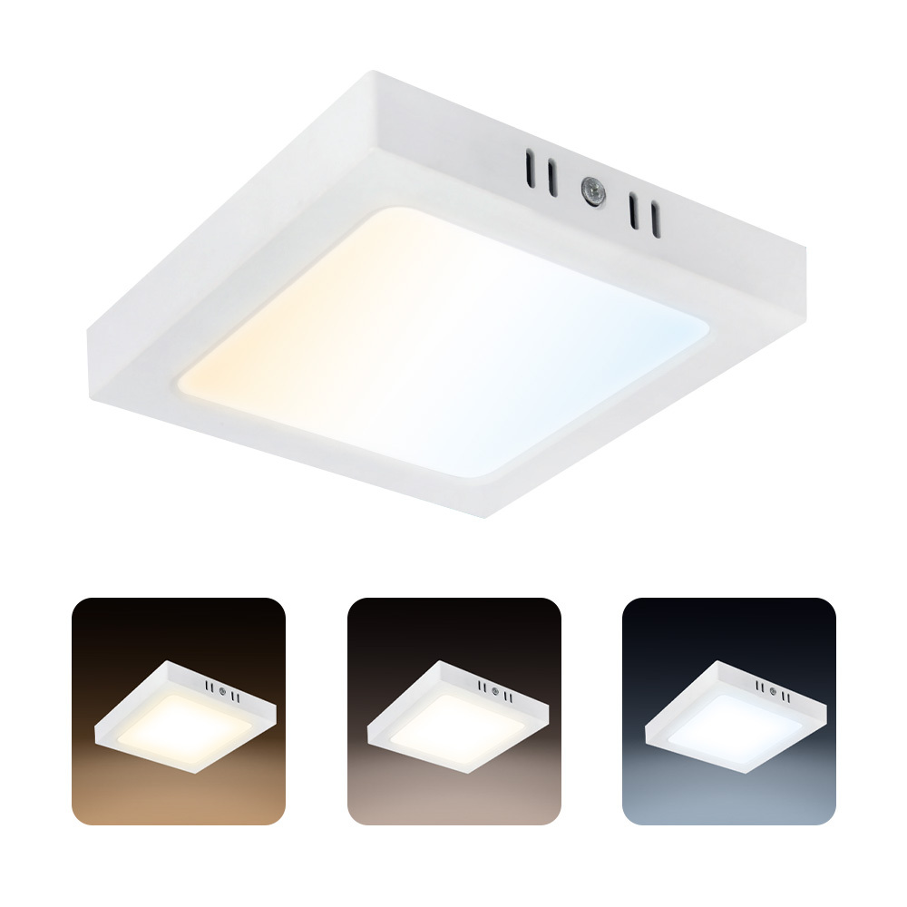 Plafon LED SELENA 24W 2270lm 3CCT IP20 kwadratowy biały | HOROZ