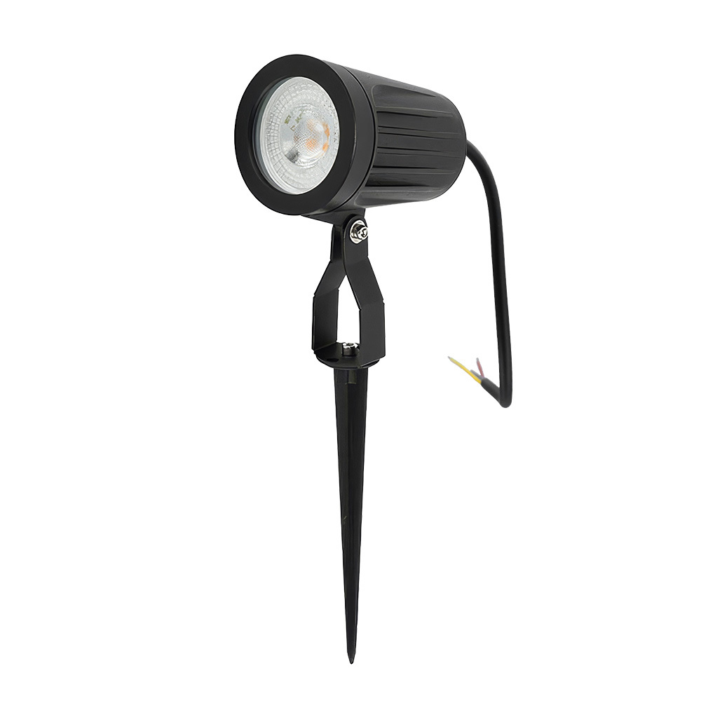 Reflektor ogrodowy wbijany GU10 IP65 czarny aluminium OPTIC-G HOROZ