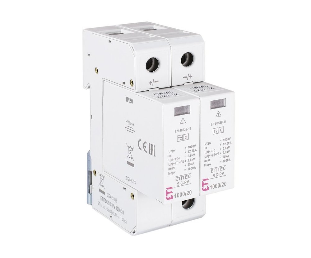 Ogranicznik przepięć do systemów PV ETITEC S C-PV 1000/20 002445308 ETI