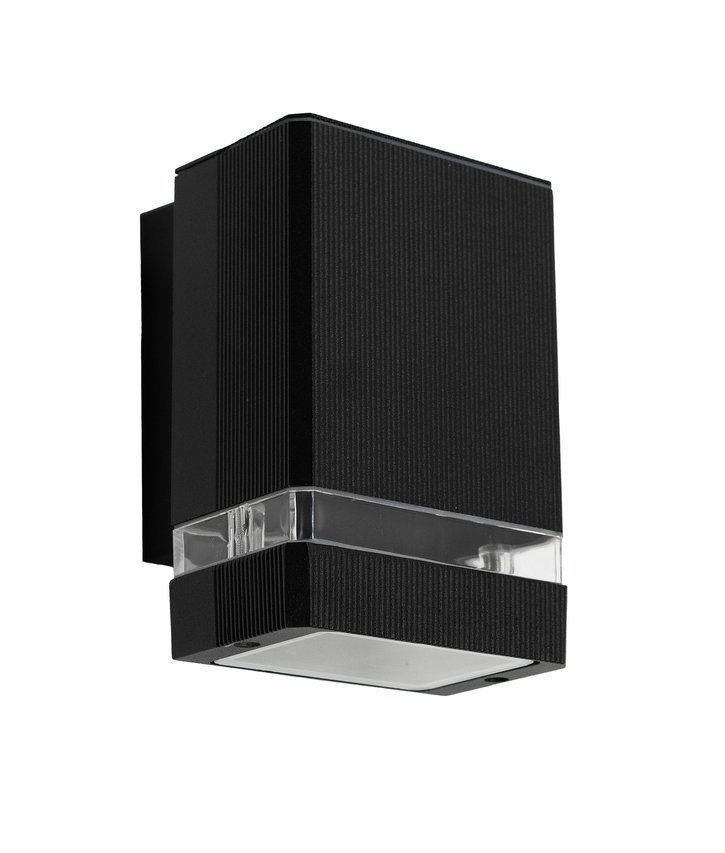 Lampa ogrodowa kinkiet elewacyjny PANAM SOL BLACK GU10 czarny IP44 EDO777367 EDO Garden Line