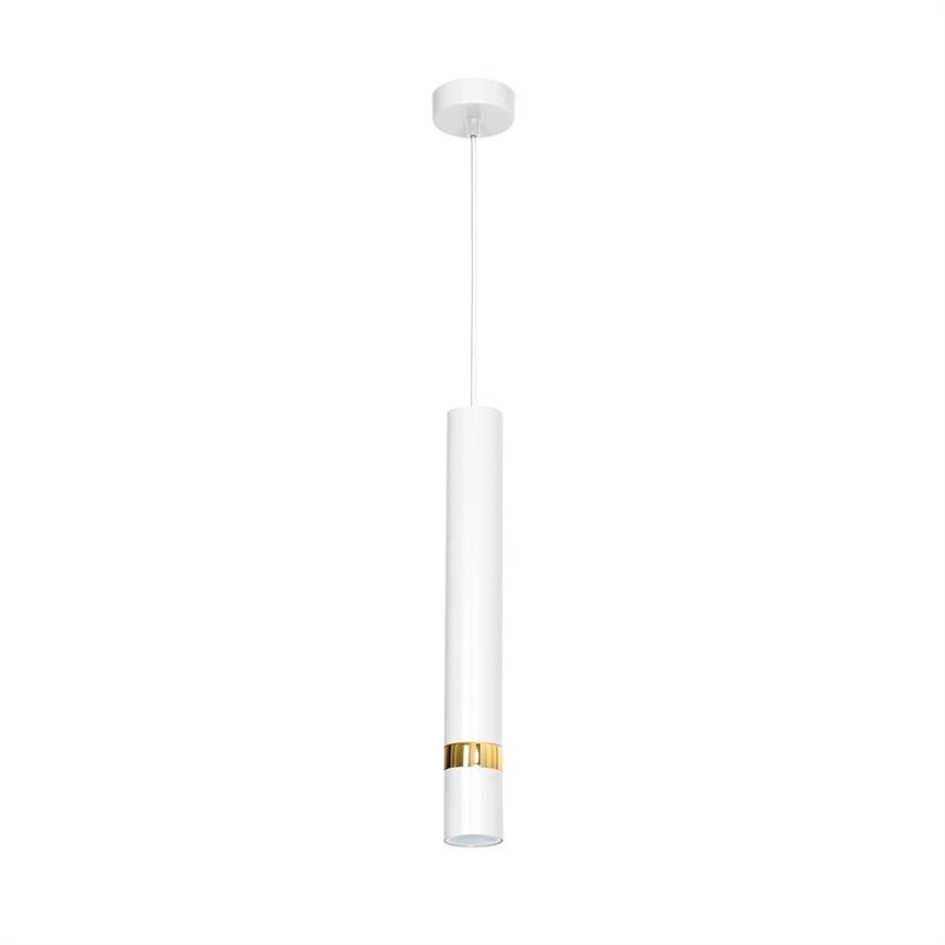 Lampa wisząca biała złota JOKER GU10 Milagro MLP6081