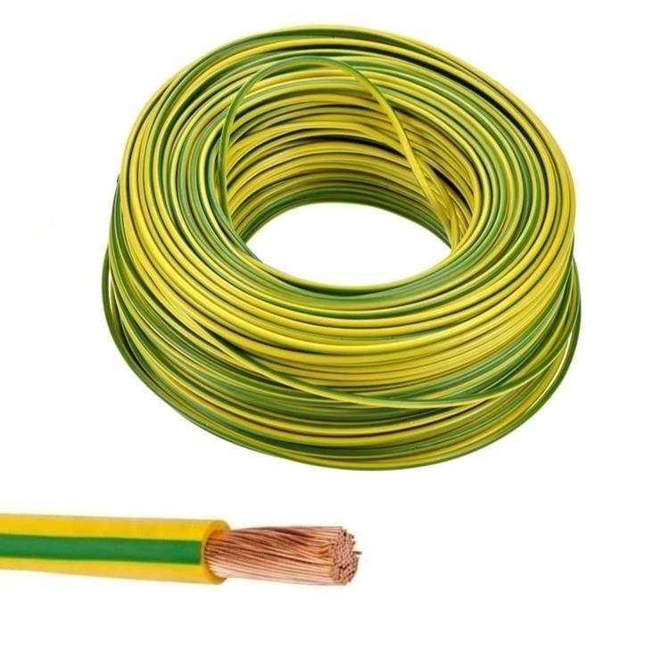 Przewód instalacyjny LgY 450/750V 1x6 żółto-zielony   /KR100m/