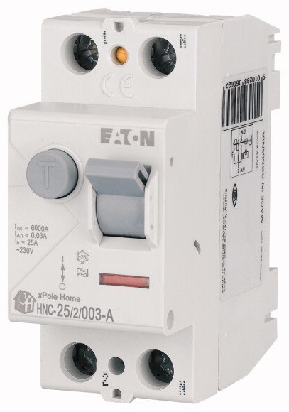 Wyłącznik różnicowoprądowy 2P 25A 0,03A typ A xPole Home HNC-25/2/003-A 194684 Eaton