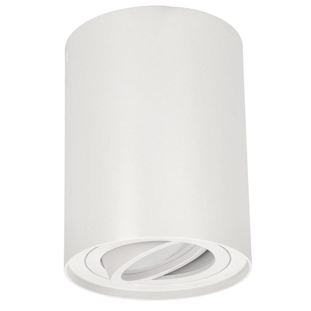 Punktowa oprawa sufitowa natynkowa do LED SKAND 1 White GU10 IP20 okrągła biała EDO777101 EDO