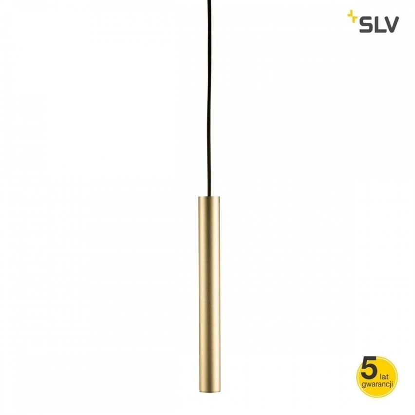Lampa wisząca FITU E27 tuba złoty Spotline