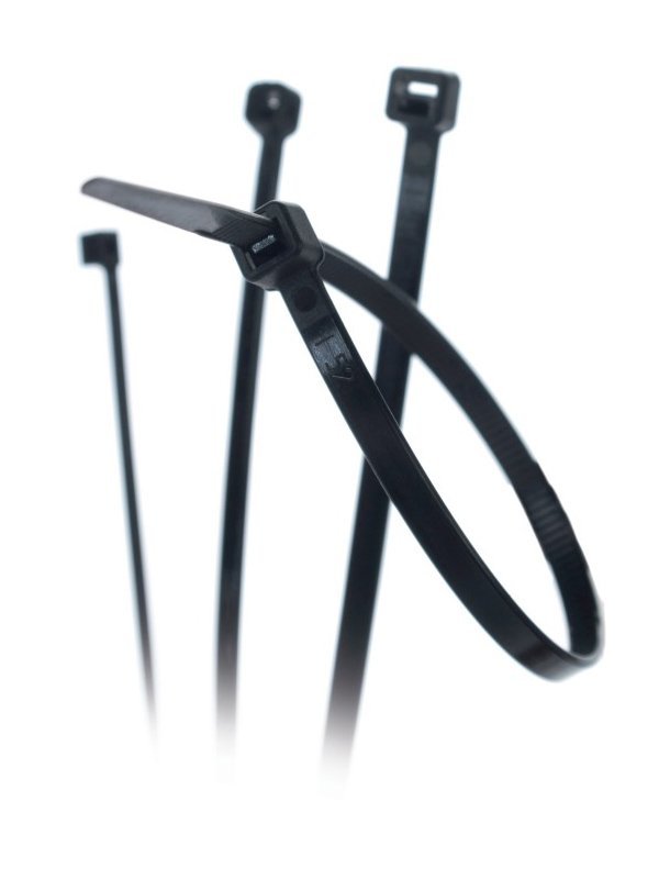 Opaska kablowa zaciskowa CV-300STW 300x4,5mm 100szt Trytyt