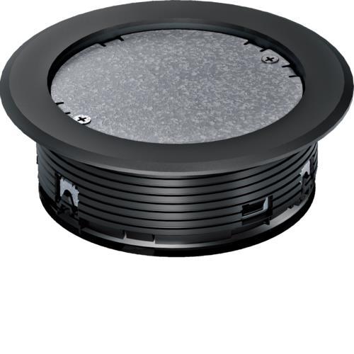 Przepust kablowy pełny >32mm tworzywo, czarny tehalit.VE-EE Hager LAR02KB9005
