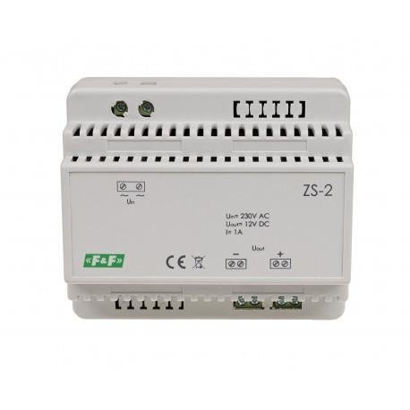 Zasilacz transformatorowy 12W 1A 12V ZS-2 F&F