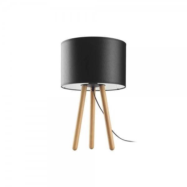 Lampka Nocna Tokyo 1X Buk/Czarny E27 TK Lighting