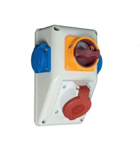 Rozdzielnica R-BOX kompakt 16A/5p 1x250V + wyłącznik L-P B.165/1/LP Pawbol