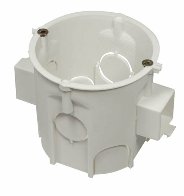 Puszka podtynkowa PK60 lux łączeniowa z wketami fi60 głęboka IP30 A.0006L Pawbol