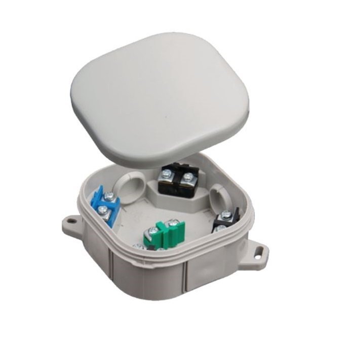 Puszka natynkowa hermetyczna z zaciskami PH 92x92 klik IP54 szara A.0020 Pawbol