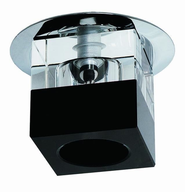 Oczko sufitowe Saturn G4 czarny kwadratowy LP-10221/01 Light Prestige