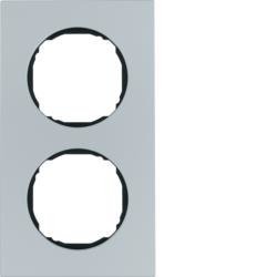 R.8 Ramka 2-krotna, aluminium Berker