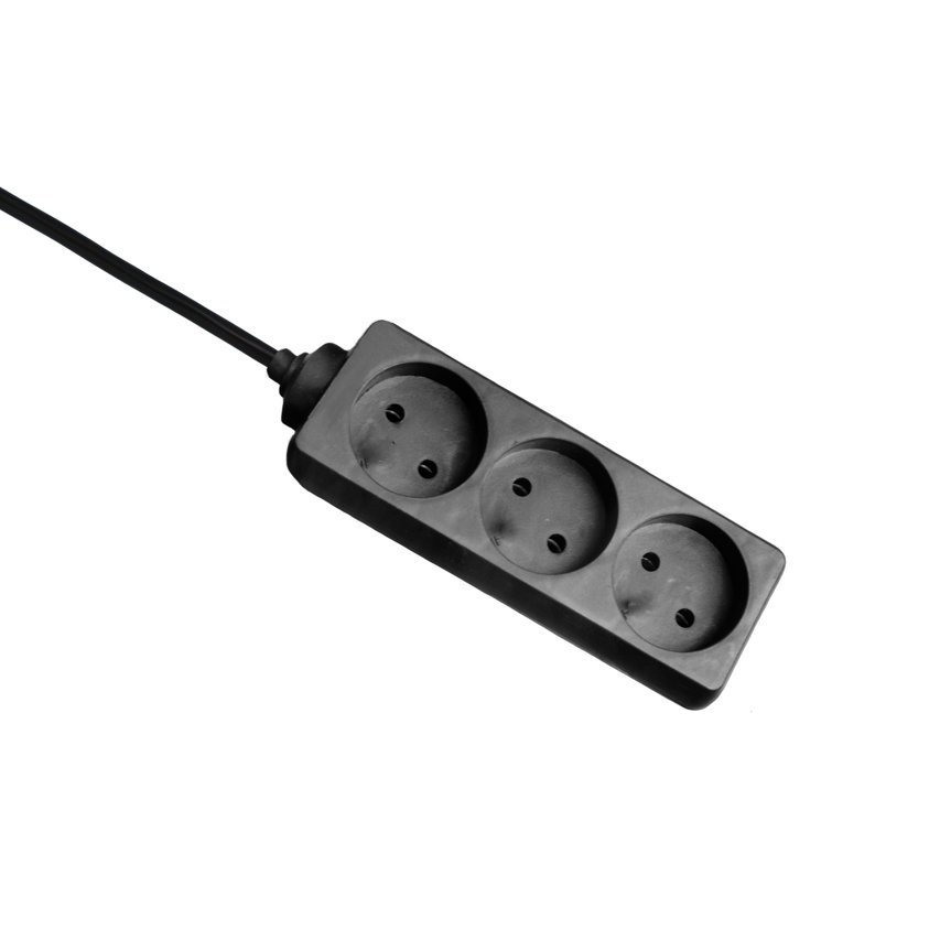 Przedłużacz 3-krotny przenośny 5m ECONOMIC czarny Elgotech EPS-305-2