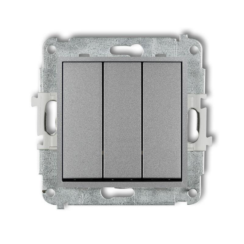Mechanizm łącznika potrójnego srebrny metalik 7MWP-7 Karlik Mini