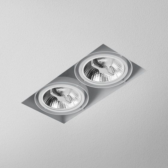 Oprawa wpuszczana SQUARES 111x2 trimless 230V 2xGU10 ES111 Aqform