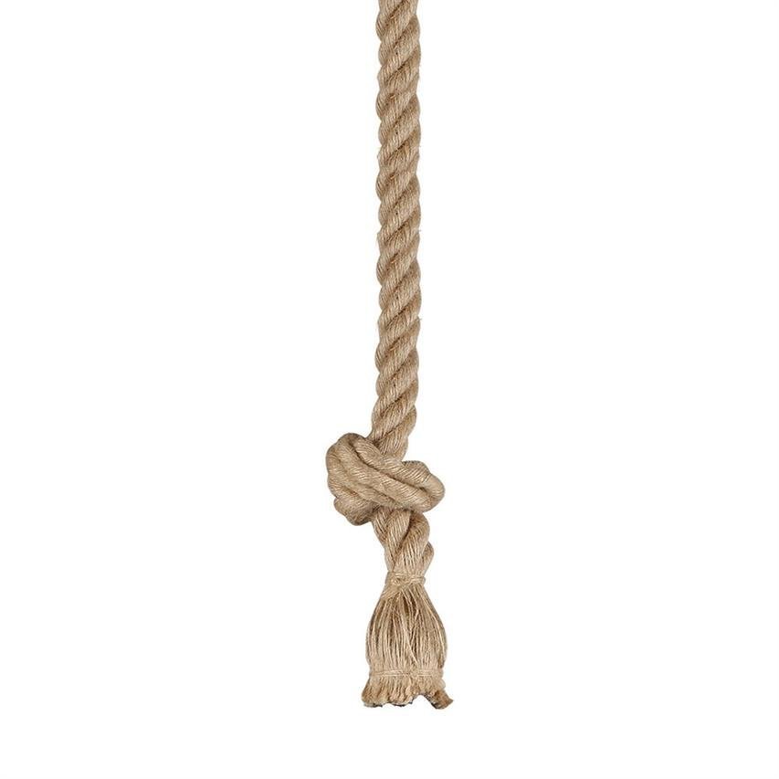 Lampa wisząca sznur lina E27 prosta minimalistyczna industrialna Pendant-Hemp Rope VT-7118 3754 V-TAC