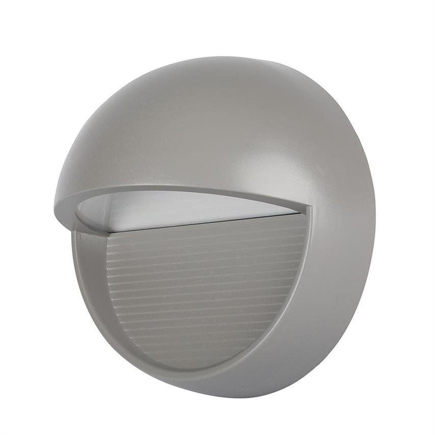 Oprawa schodowa LED natynkowa 3W IP65 okrągły szary 4000K Step Light-Round IP65 VT-1182-G 1407 V-TAC