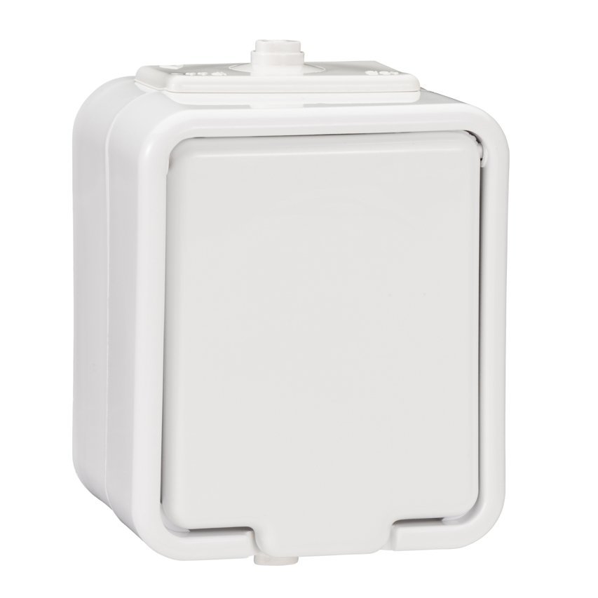 Gniazdo pojedyncze 2P+PE IP44 biały Cedar Schneider NT130H01