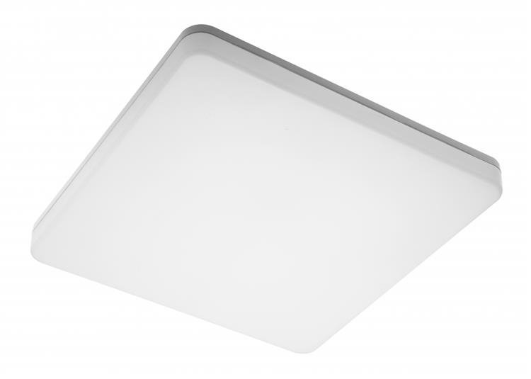 Plafoniera besa LED 24W 2400lm 175-250V IP54 pc+pc ik10 120 st.4000K kwadratowa GTV
