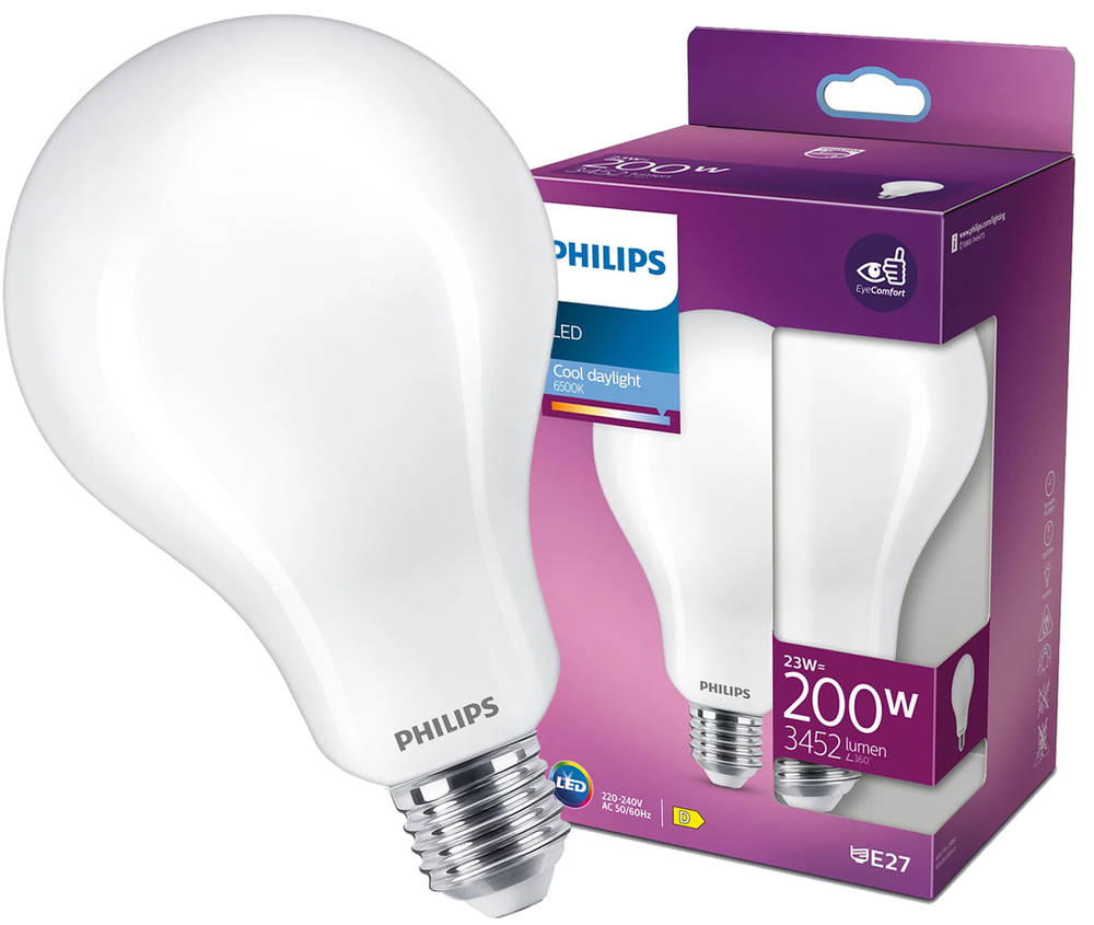 Żarówka LED Classic A95 23W =200W 6500K zimna CW 3452lm Philips